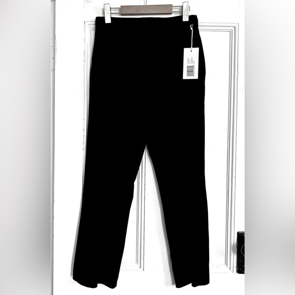 🏷️ NWT Hudson North Velour Ankle Pants in Black. Size 8 - Picture 6 of 8